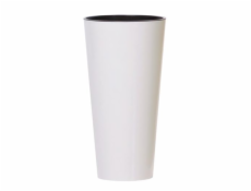 Květináč Prosperplast TUBUS SLIM bílý lesk 20 cm 