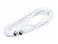Kábel BLOW RF M, RF F, 4,5 m, biely 8669