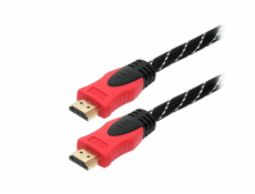Kábel BLOW HDMI M, HDMI M, 1,5 m, čierno/červený 92-053