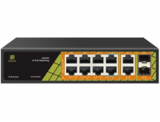 Switch Conexpro GNT-P1012G6 2x GLAN, 8x GLAN s PoE, 2x SFP, 120W