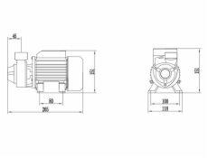 Vodní čerpadlo Haushalt VS-370QB, 370W