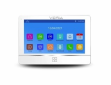 LCD monitor videotelefonu VERIA 8277B série 2-WIRE bílý