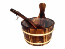 Saunová vana s lopatkou FLAMMIFERA AP-004W, 4l