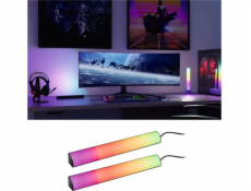 RGB LED pásová sada 2x30cm Dynamic Rainbow RGB 2x0,6W 230/5V DC