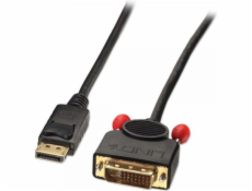 Lindy DisplayPort – kábel DVI-D 2m čierny (41491)
