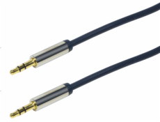LogiLink kábel Jack 3,5 mm - Jack 3,5 mm 0,3 m modrý (CA10030)
