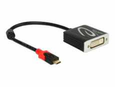 Delock USB adaptér USB-C - DVI čierny (61213)