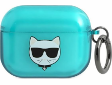 Ochranné puzdro Karl Lagerfeld KLAPUCHFL Chúpette pre AirPods Pre modré