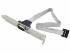 Lindy DB-9 – IDC-10, 0,25 m, sivá (33135)
