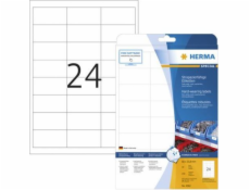 Herma HERMA Etik. strapazierf. A4 biela 66,0x33,8 mm wfest 240 St. Herma HERMA Etik. strapazierf. A4 biela 66,0x33,8 mm wfest 240 St.