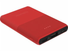 Powerbanka TerraTec P50 5000mAh červená