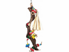 Trixie Prírodná drevená hračka pre papagáje, 56 cm