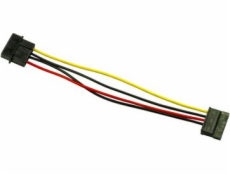 Inter-Tech Molex - SATA, 0,15 m, viacfarebný (88885306)