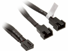 Akasa 4-pin - 4-pin x2, 0,15 m, čierna (AK-CBFA04-15)
