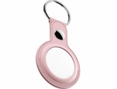 KeyBudz KeyBudz AirTag Keyring - ochranné kožené púzdro pre AirTag 2-balenie (Blush Pink)