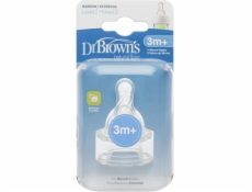Dr Browns štandardný cumlík 3m+ 2 kusy (QU0034)