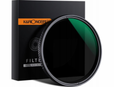 K&F filter ND filter 62mm NASTAVITEĽNÝ šedý FADER ND8-ND2000 KF () - 101382