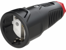 PCE Prenosná gumová zásuvka 16A 2P + Z 230V SCHUKO VDE IP20 TAURUS2 2510-sr.