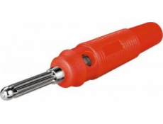 Goobay Banánová zátka 4mm červená 11459 Goobay Banánová zátka 4mm červená 11459