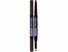 Maybelline Maybelline Express Brow Satin Duo Ceruzka na obočie 0,71g Tmavo hnedá