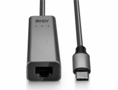 Lindy 43314 USB-C – USB adaptér RJ45 sivý (43314)
