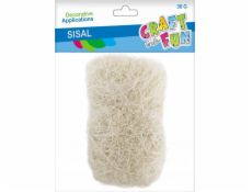 Craft with Fun DEKORÁCIA VEĽKOSŤ ECRU 30G CF 12/96