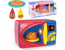 Príslušenstvo k mikrovlnnej rúre LeanToys Pizza Kurča na batérie