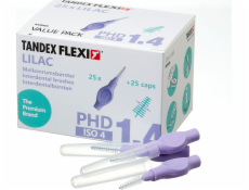 Tandex Tandex (25 ks) X-fine kužeľové zubné kefky Lilac (fialové)