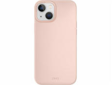 UNIQ puzdro Lino Hue pre iPhone 14 6.1" Magclick Charging ružová/červená ružová