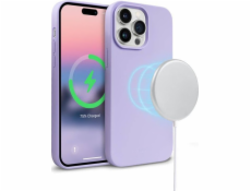 Farebný kryt Crong Crong magnetický – púzdro iPhone 14 Pro MagSafe (fialové)