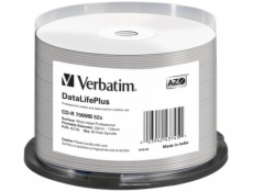 1x50 Verbatim CD-R 80 / 700MB 52x biela siroka podlac  NON-ID