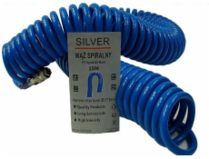 Strieborná špirálová hadica pneumatická 8mm 15m (10550/15)