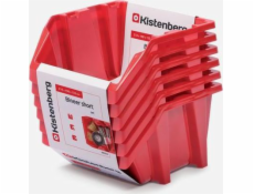 Podnosy Prosperplast 12 BINEER KRÁTKE 6 KS. ČERVENÁ 214x198x238mm KBISS22-3020