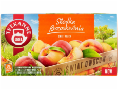 TEEKANNE Fruit World Ovocný čaj s príchuťou sladká broskyňa 45 g (20 x 2,25 g)