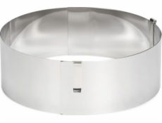 Patisse tortový prsteň nastaviteľný 13-31 cm z nerezovej ocele strieborný