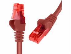 Spacetronik RJ45 CAT 6 U/UTP AWG24 kábel červený 2m