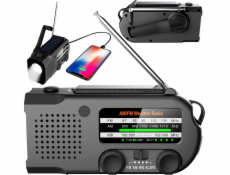 Rádio Mozos ER-01 FM/AM rádio solar + dynamo