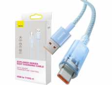 Baseus USB-A - USB-C USB kábel 2 m modrý (CATS010503)