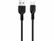 Partner Tele.com USB kábel USB-A – USB-C 1 m čierny (6957531068846)