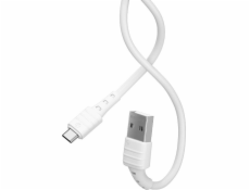 Remax USB-A - microUSB USB kábel 1 m Biely (6954851237594)