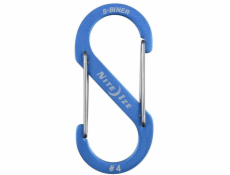 Karabína Nite Ize S-Biner Dual #4 hliníková modrá (SBA4-03-R6)