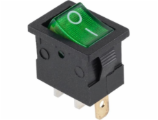 Konektor spínača LechPol MK1011, zelený 15A/12V
