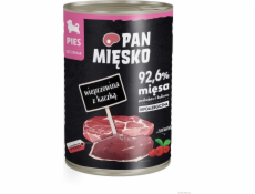 Pán Mięsko Mokré krmivo pre psov Bravčové mäso s kačicou (šteňa) 400g