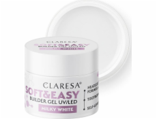 Activeshop Claresa stavebný gél Soft&Easy gél mliečny biely 45g