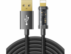 Joyroom USB-A – Lightning kábel 2 m čierny (JYR456)