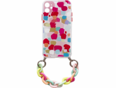 Hurtel Color Chain Case Gélové flexibilné púzdro s retiazkovým príveskom pre Xiaomi Redmi Note 10 5G Multicolor (2)