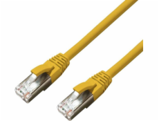 MicroConnect CAT6A S/FTP 15m Žltá LSZH