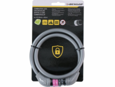 Dunlop BIKE LOCK DUNLOP KOMBINÁCIA KÁBLOV 1,0x65CM - ŠEDÁ