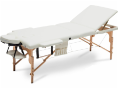 Bodyfit Table, 3-segmentové drevené masážne lehátko XXL univerzálne (580)