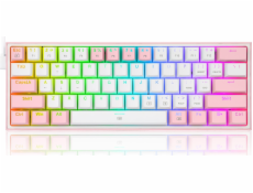 Klávesnica Redragon K617 Fizz (K617-RGB ružová)